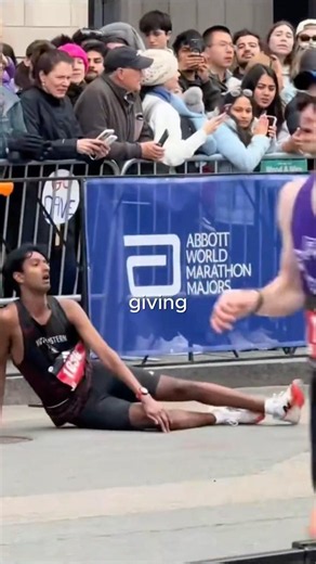 He Gave Up Winning to Help a Stranger Finish 🥹🏃