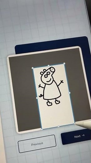 How to Animate Drawings - Dancing Peppa Pig🐷| Shorts