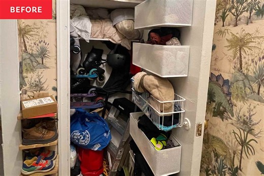 The IKEA Hack That Created a "Magical" Walk-In Entry Closet