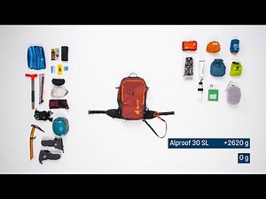 How to pack for a Ski tour with the Alproof from deuter
