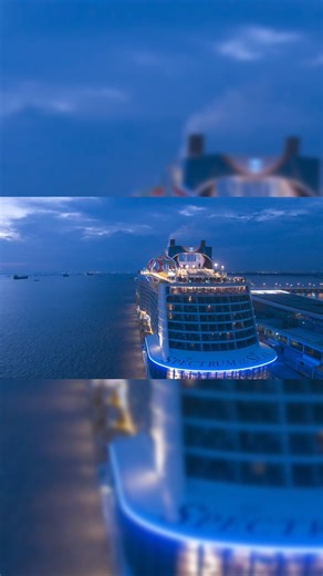 Spectrum has arrived in China ! What a beautiful drone light show to welcome her back and celebrate our return to guests in China. Spectrum of the Seas will be sailing to beautiful destinations in Japan and South Korea. I am proud of everyone involved and their hard work and effort to bring incredible vacations back across the globe ! | Michael Bayley