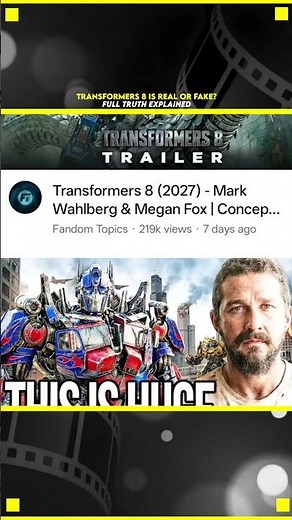 Transformers 8 Is Real or Fake? Full Truth Explained || #shorts