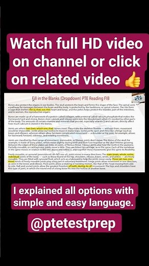 Part-1 PTE Reading FIB Tricks 🔥 Easy Explanation of All Options | 79+ Strategy