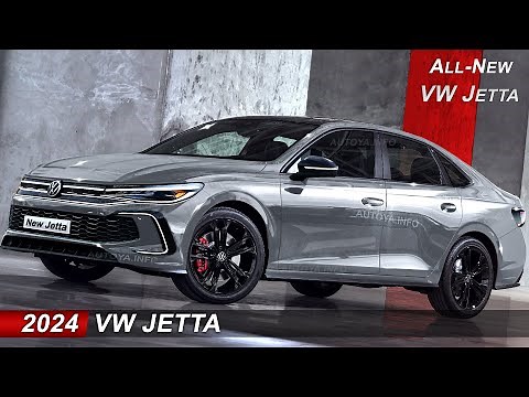 All-New 2024 Volkswagen Jetta VIII - Next Generation of Mid-Size Sedan with Full Model Redesign