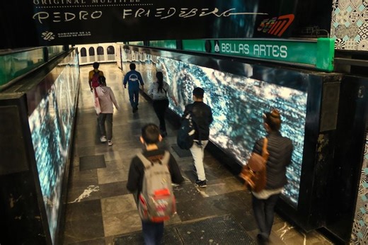 Art in transit: How Mexico City's metro doubles as a museum