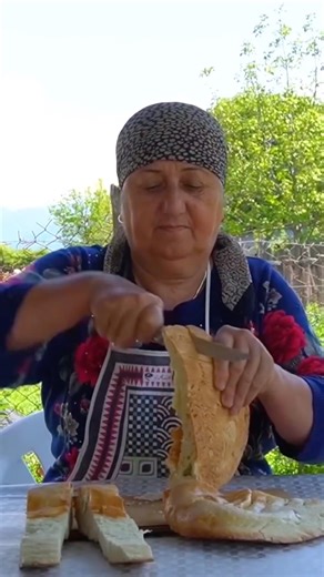 Grandma Cooking Dinner for Grandpa #cooking #recipe #grandma #grandmast #village #azerbaijan