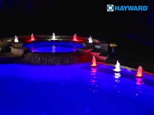 Blue, Red and White Pool