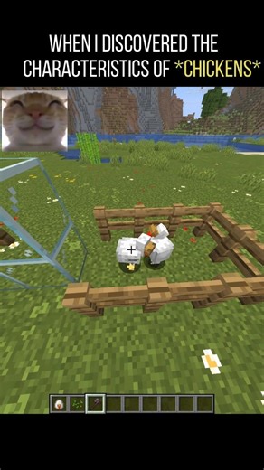 Minecraft Chicken Logic is INSANE! 🐣😱 #shorts #minecraft