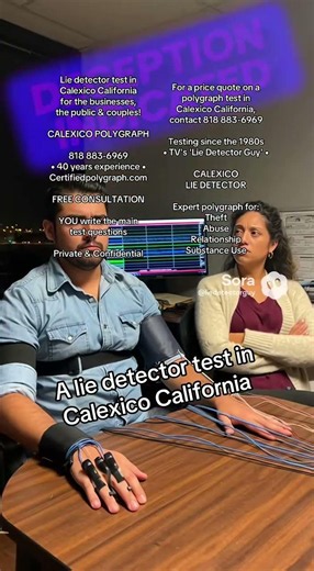 Take a lie detector test in Calexico California