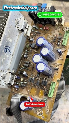 STK amplifier circuit board repair