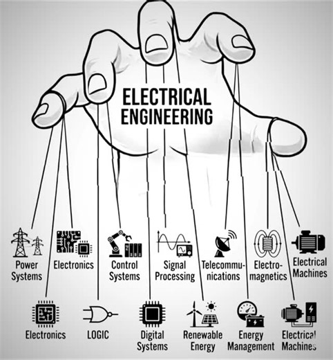 Eng.Ahmad | PCB designer on Instagram: "Electrical Engineering: The Mind Behind Modern Technology ⚡ Electrical engineering connects power, electronics, control, and communication to shape the world we live in today. From energy systems to digital technology, it’s the backbone of innovation. Like ❤️Comment 📝 Share 💌 and Tag your Friends ! Follow 👉🏻 @electrostine . . . #ElectricalEngineering #EngineeringLife #PowerAndElectronics #TechInnovation #FutureEngineers"