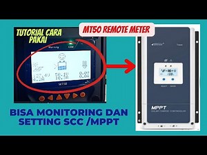 Remote meter Epever MT50 bisa Monitoring dan Setting MPPT #epever