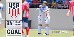 Paul Arriola, in his #USMNT debut, sends Bobby Wood past the Puerto Rican defense for the second U.S. goal of the day! | U.S. Soccer
