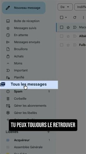 Archiver ne supprime RIEN #Shorts