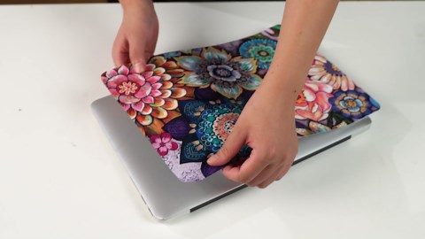 Laptop Skin Sticker Decal,12" 13" 13.3" 14" 15" 15.4" 15.6 inch Laptop Vinyl Skin Sticker Cover Art Protector Notebook PC (2 Wrist Pad Skins Included), Decorative Waterproof, Black Composition Book