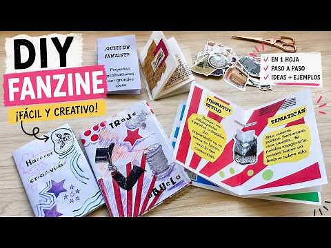 How to Make a Fanzine Step by Step ✂️📚 Easy and Creative