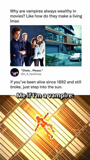 Me if I am a vampire 😔 #bakemonogatari #animememes