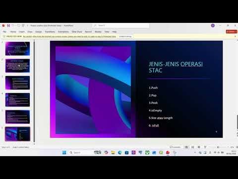 Project akhir struktur data stack
