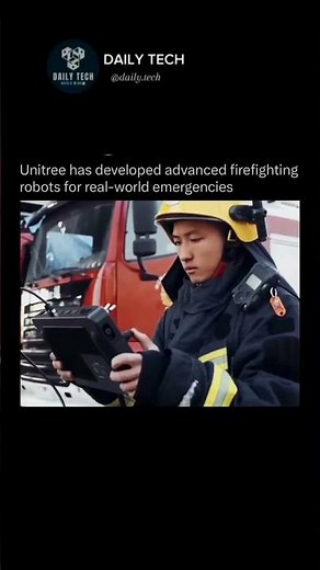 “Firefighting Robots Are Here — Meet Unitree’s Four-Legged Lifesaver 🔥🤖”