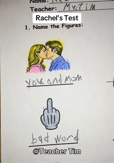 Grading Rachel’s test #asmr #test #quiz #school #teacher #professor #grading