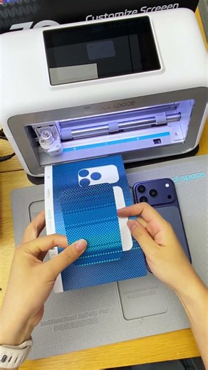 Level up your phone's back with this printed leather back film! #rockspace #smallbusiness #iphone