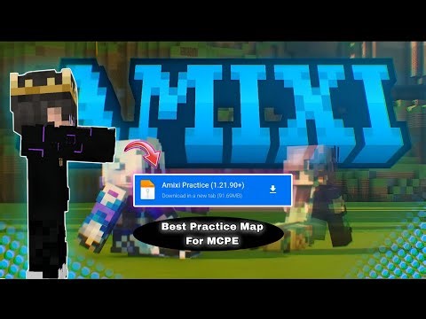 Best PvP Practice Map | Amixi S6 Practice Map For MCPE 1.21+ 🗿🔥 | Mio4xu