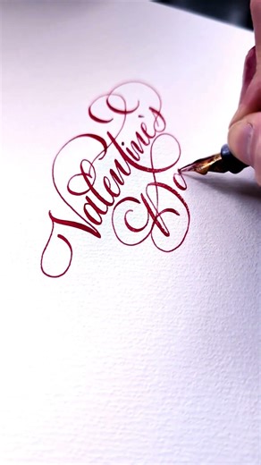 Happy Valentine's Day #calligraphy #fountainpen