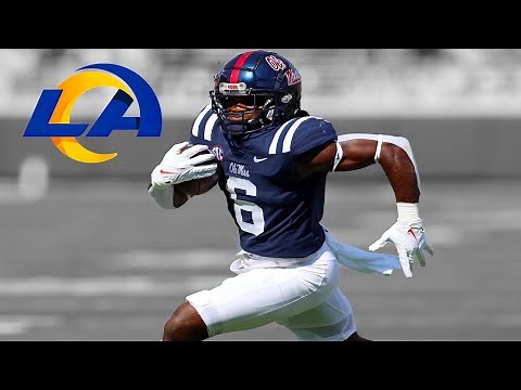 Zach Evans Highlights 🔥 - Welcome to the Los Angeles Rams