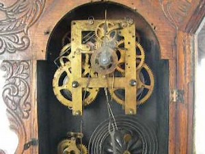 William Gilbert Victorian Mantle Alarm clock