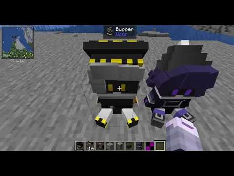 Murder Drones plushie minecraft mod showcase