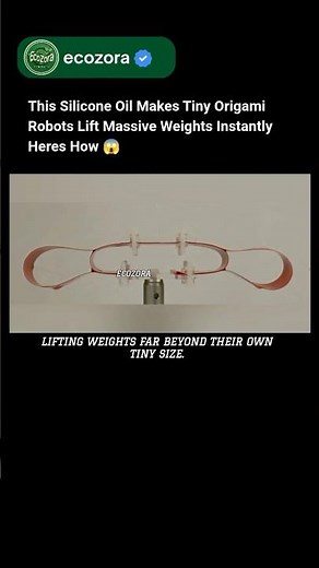Origami Robots Lift 1000x Their Weight 🤯 #robots #tech #innovation #science