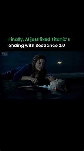 Artificial Intelligence (Ai) •Technology • Robotics on Instagram: "Imagine Titanic, but the ending takes a totally unexpected turn. Someone used AI to reimagine the story, and the result is emotional, thought-provoking, and completely fresh. It’s amazing to see how technology can remix iconic moments while keeping the heart of the story intact. This isn’t just about a movie scene. It’s a glimpse into how AI is shaping storytelling itself. From visual effects to alternate endings, technology and 