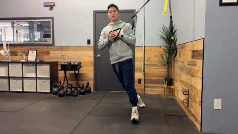 TRX Rotation Single Arm Row