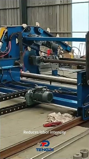Steel Pipe & Tube Stacking Machine On-site Operation and Commissioning #industrialautomation