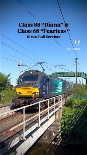 Class 88 & Class 68 ~ DRS #train #railwaycontent #railenthusiast #railway #trains