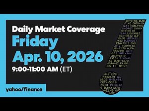 LIVE: Stocks open higher with inflation data, Iran talks in focus - April 10, 2026