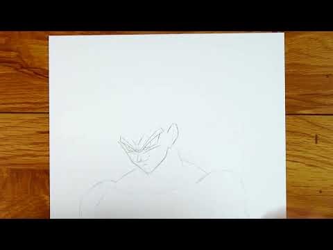 Drawing New Saiyan as SSj2 in Real Time