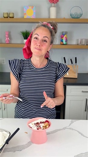 This no bake banana split dessert is always a hit