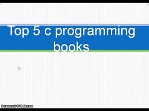 Top 5 c programming books