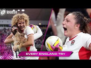Red Roses are RUTHLESS 🔥 | Every England Try | Rugby World Cup 2025