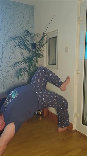 113kg Assisted Back Handspring Against Wall 🤸🔥 | Calisthenics Progress - Hassaan Khan