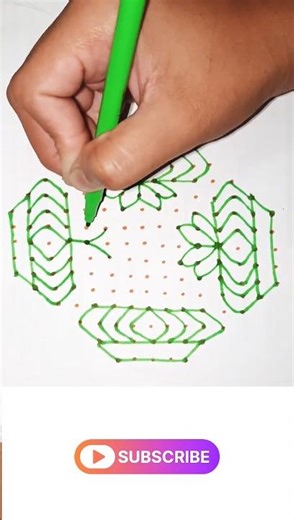 Simple Lotus Rangoli Design 🌸 | Beautiful & Easy Rangoli 2025 🪔