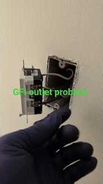 GFI outlet problem #easy #electrical #diy #wiring #shortsvideo