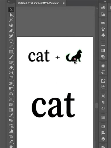 Cat logo🐈 #adobeillustrator #fypviral #logodesign #supportme #graphicsdesigner