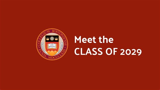 The newest Boston College class reflects the University’s continued success in meeting its recruitment goals. Meet the Class of 2029: https://on.bc.edu/MeetBC2029 | Boston College