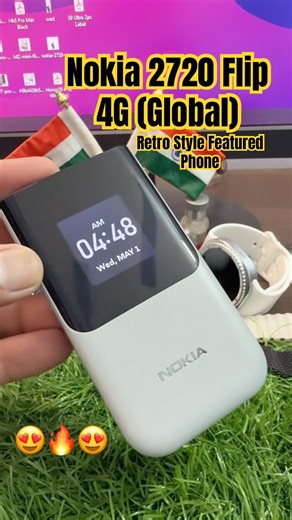 Nokia 2720 Flip 4G Keypad Featured Phone Grey #shorts #shortsfeed #youtubeshorts #viralvideo