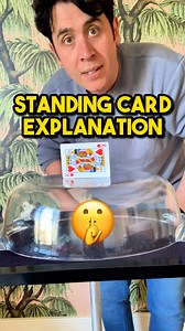 Standing Card Explanation🃏 If you like puzzles, optical illusions and magic, I'm on tour in 2025 with a brand new live show featuring all that good stuff! You can grab tickets via the link in the comments below or my bio. #magictrick #magician #puzzle #fyp | Pete Firman