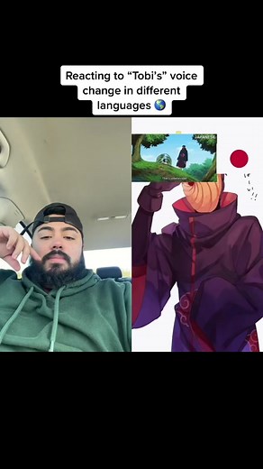Reacting to Obito's Voice Change in Different Languages