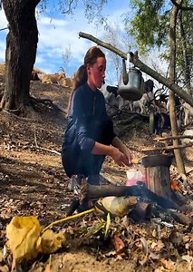 3.5K views · 46 reactions | Girl's Life Herding Sheep, Nature How Does She Live | Village Cooking | Facebook