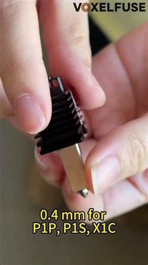 FAH001 N 1 Hardened Steel Hotend 0.4mm for Bambu Lab P1P/P1S/X1C | #3dprinting #bambulab